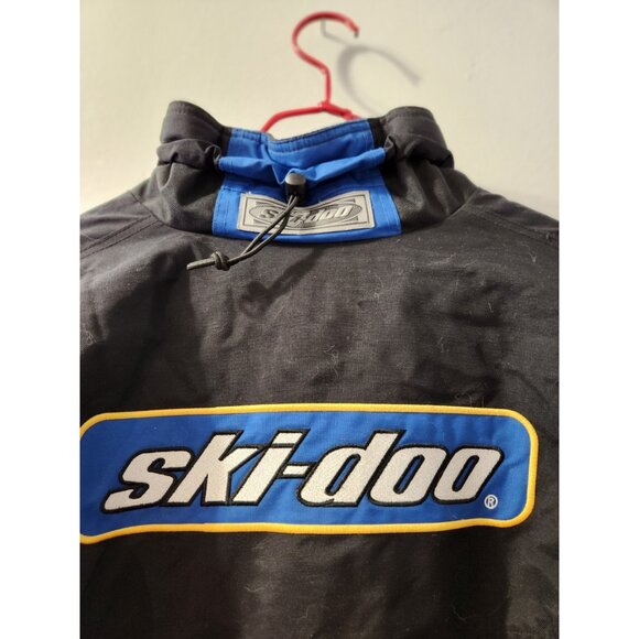 Ski-doo Bombardier Snogear Ladies Winter Coat Medium Black And Blue Pre-Owned - Picture 9 of 9